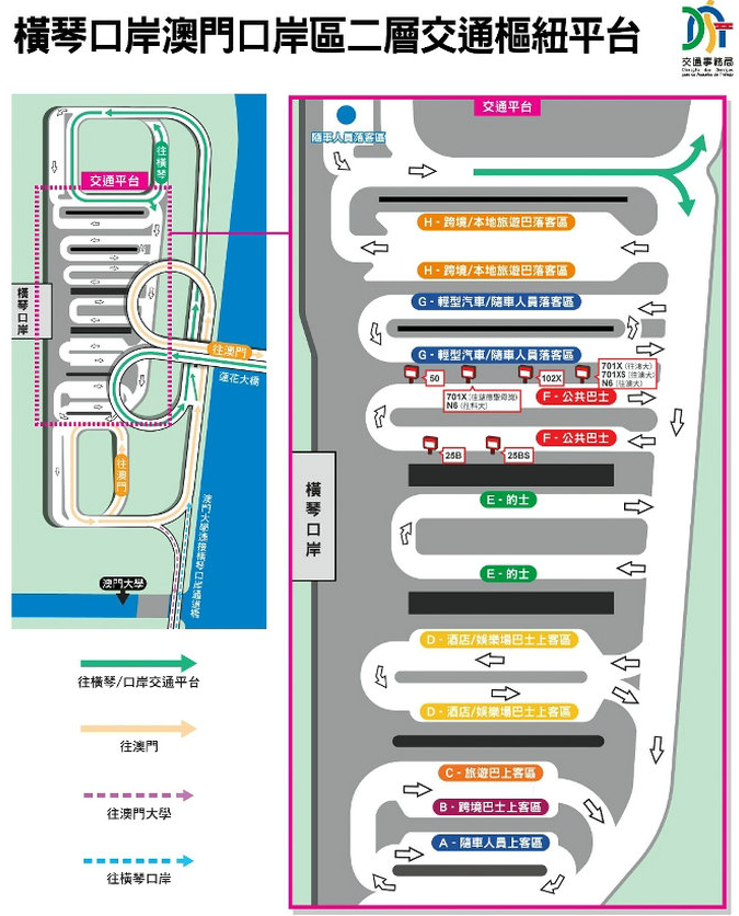 琴岸澳区二层枢纽周五起开放