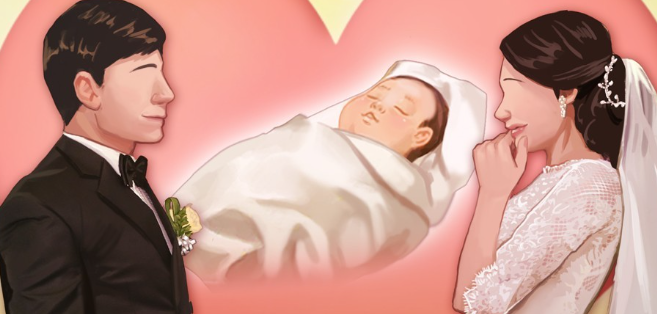 调查：韩国近三年来新生儿数减少 有意结婚者增加