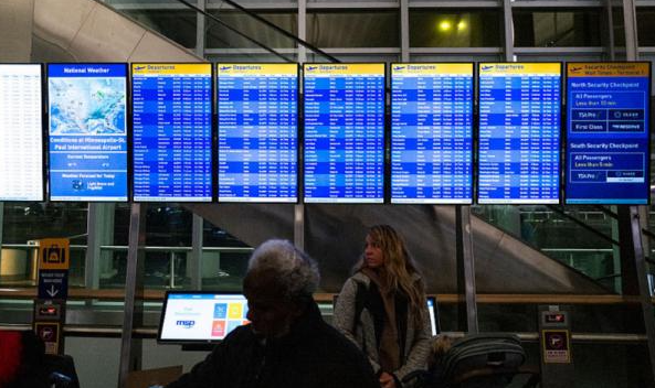 跨越全美冬季风暴来袭