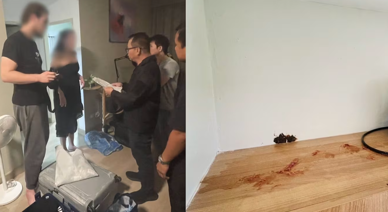 不满酒店服务德国夫妇恶意破坏清迈酒店财物被捕