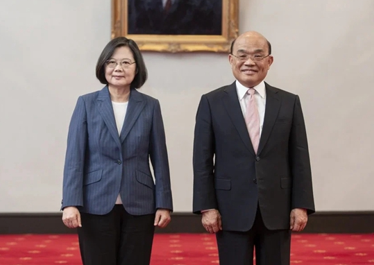 苏贞昌续任台行政机构负责人