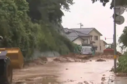 石川县、富山县遭遇强降雨 超2000户居民停电